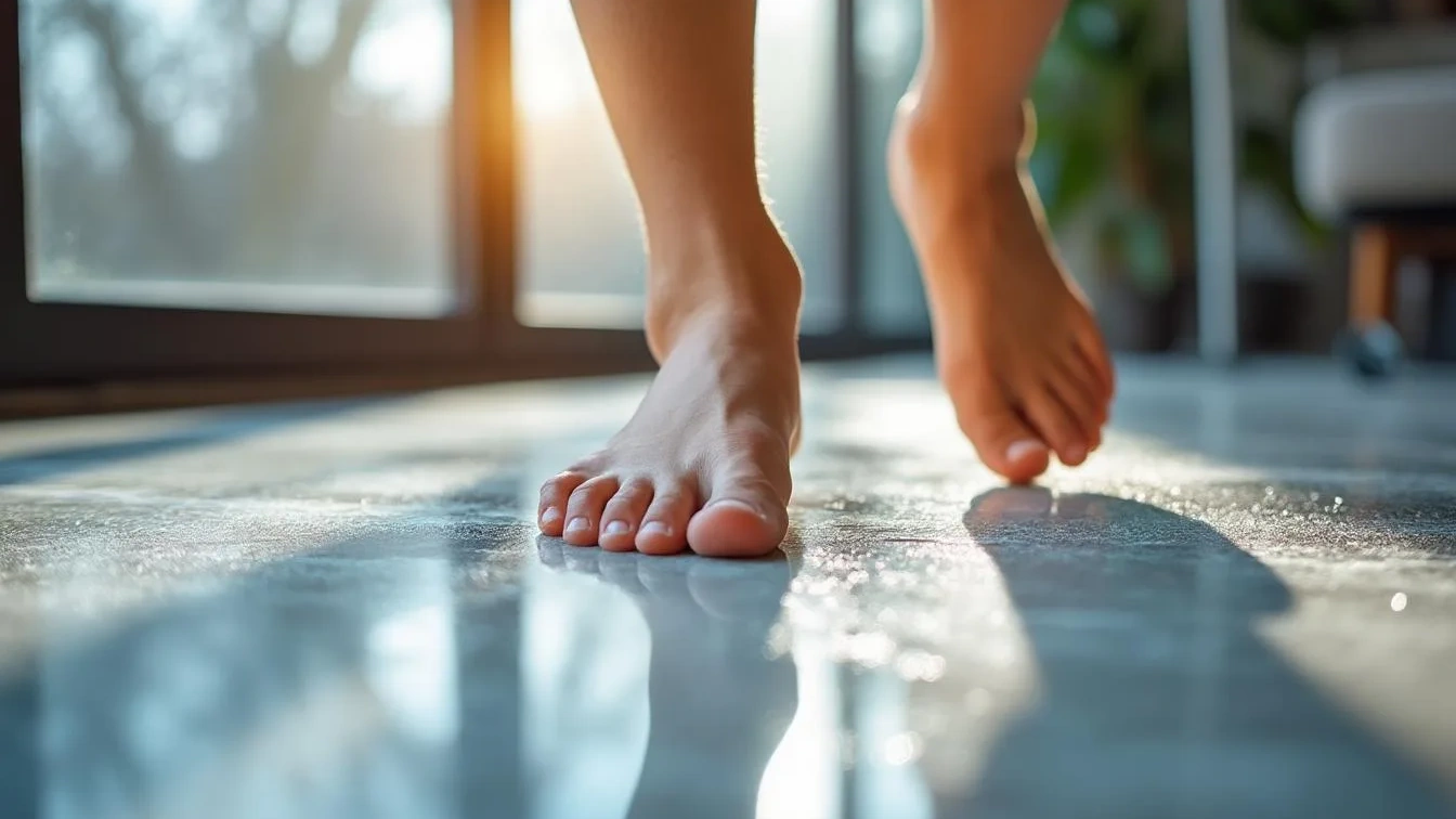 מומחה כף רגל חושף: למה הליכה יחפה על רצפה קרה מסוכנת יותר ממה שחשבתם